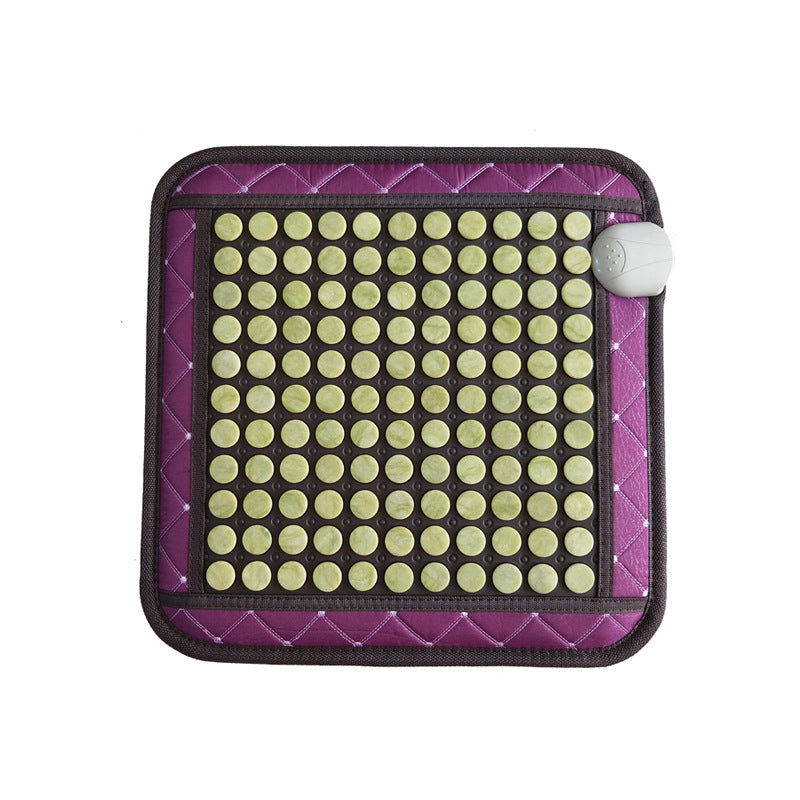 Natural jade stone cooling seating mat