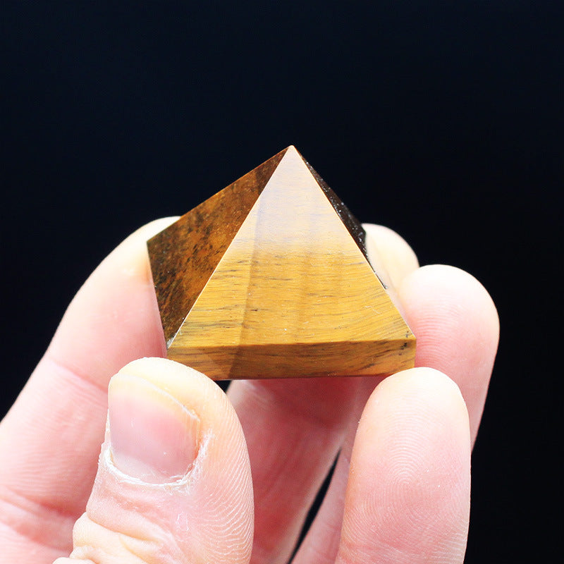 Spiritual Senses UK Natural Tiger Eye Pyramid