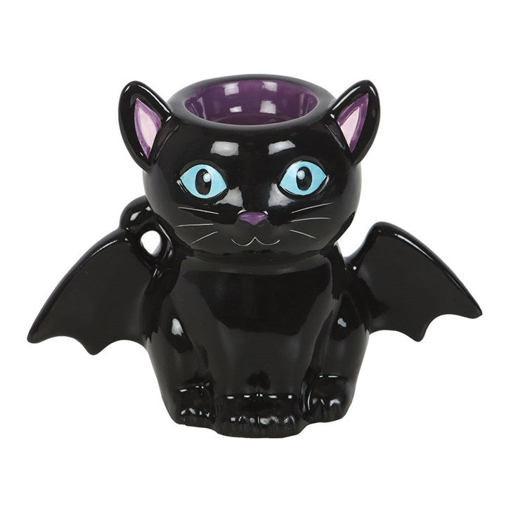 Wiccan and Witch  Bat Cat Oil Burner and Wax Warmer