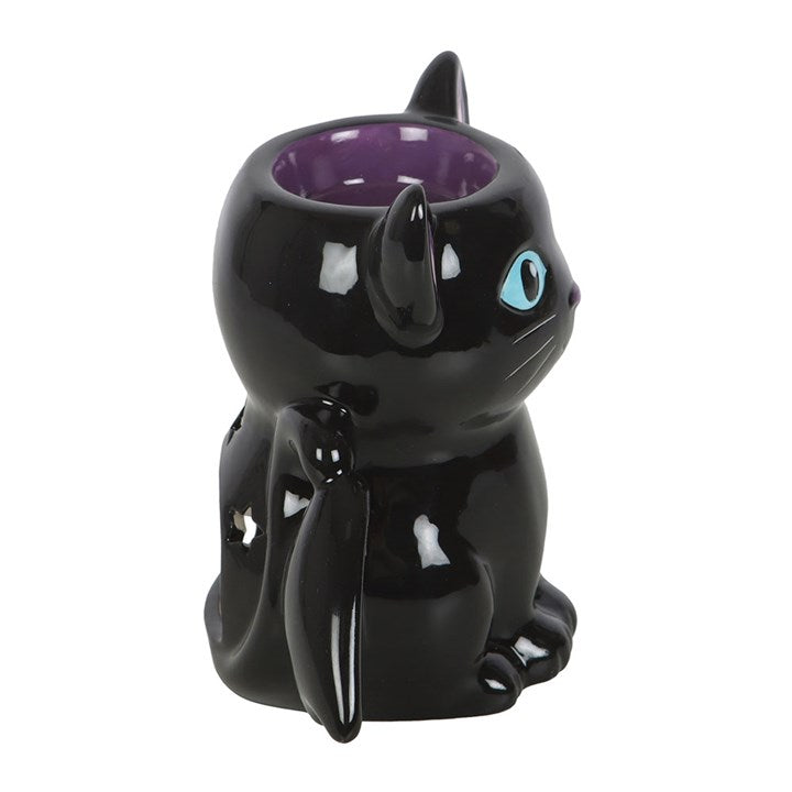 Wiccan and Witch  Bat Cat Oil Burner and Wax Warmer