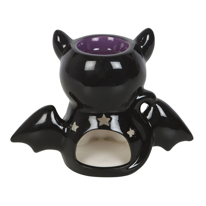 Wiccan and Witch  Bat Cat Oil Burner and Wax Warmer