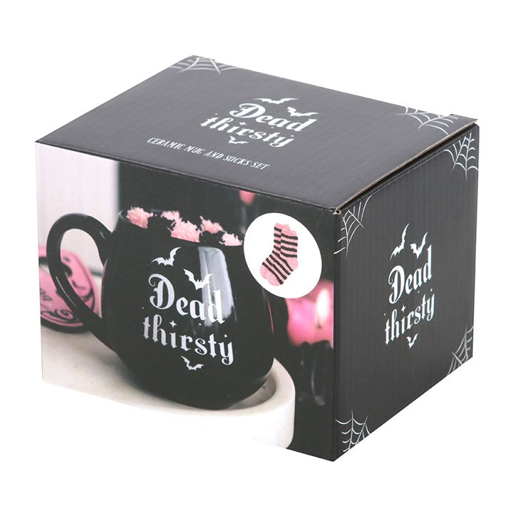 Dead Thirsty Mug and Socks Set