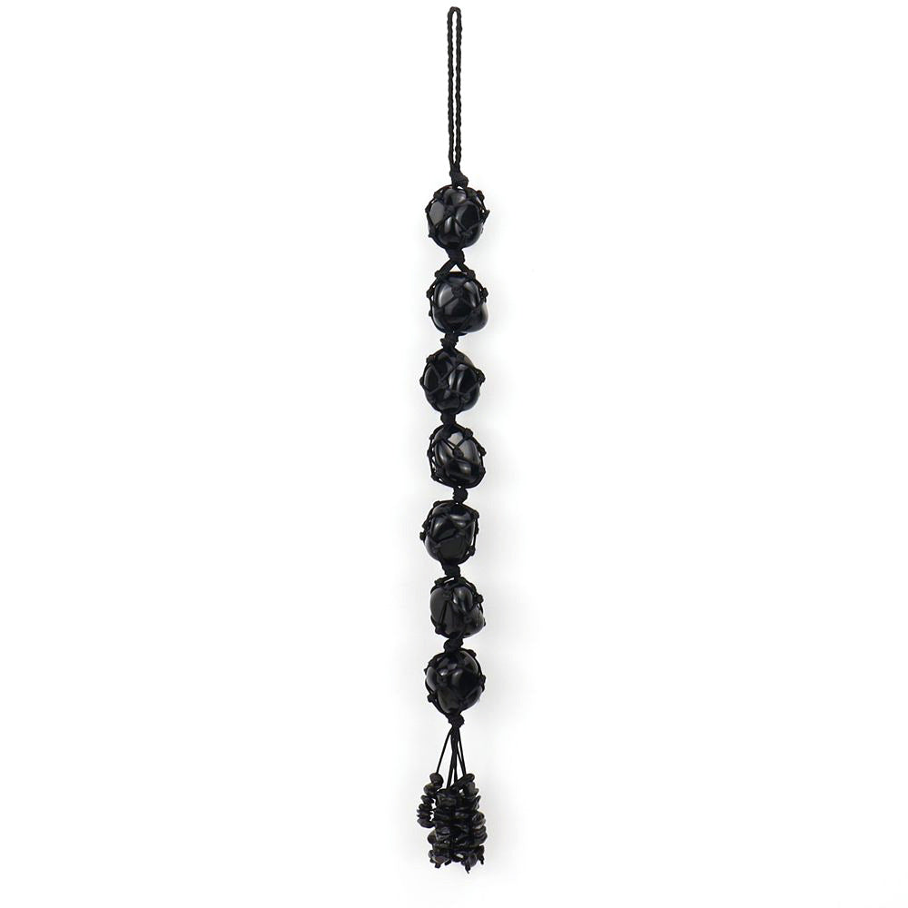 Colourful natural irregular crystal car ornament
