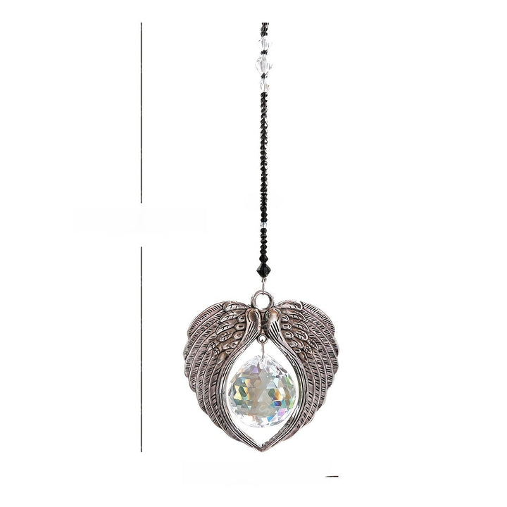 Spiritual Senses Glass Angel Wings Sun Catcher