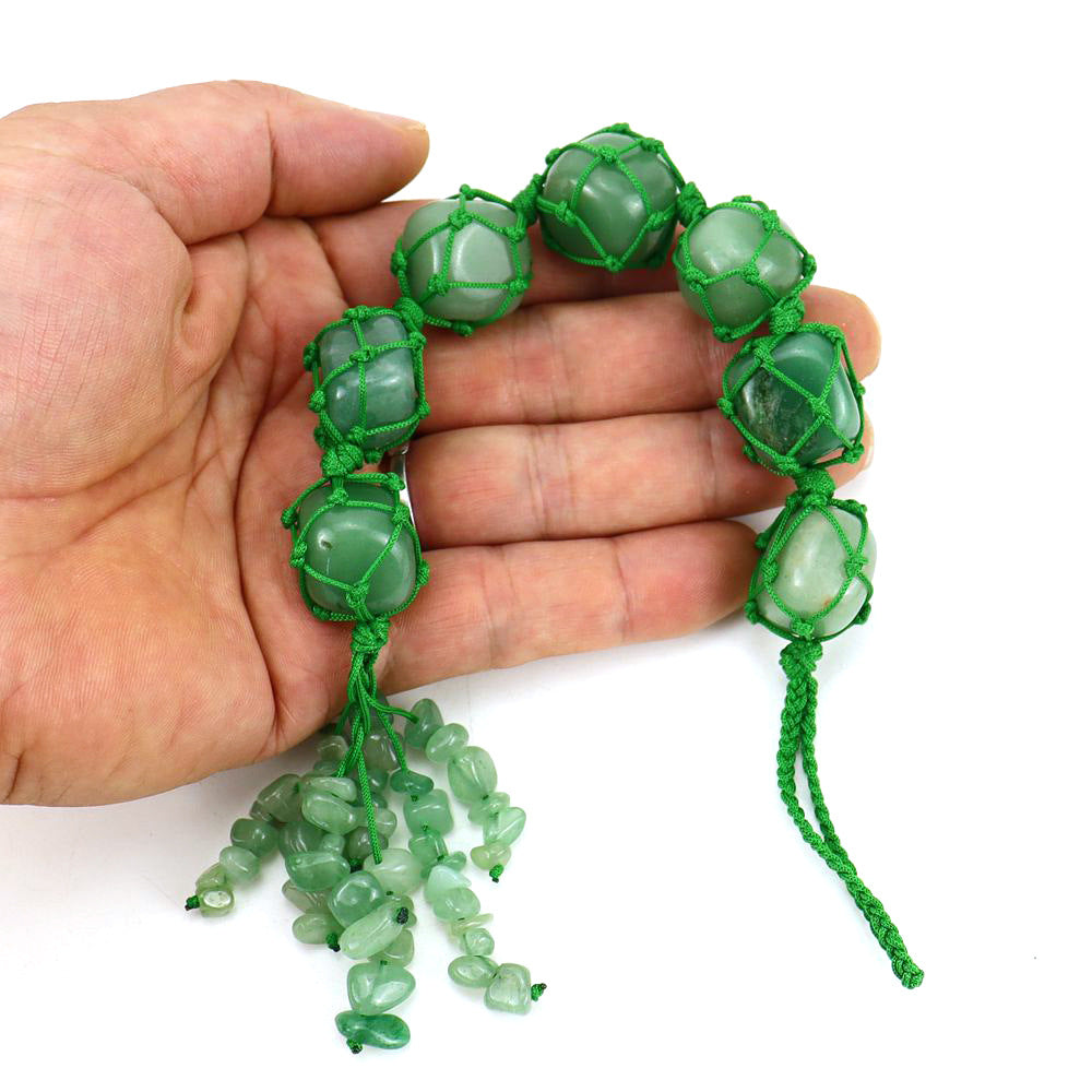 Colourful natural irregular crystal car ornament