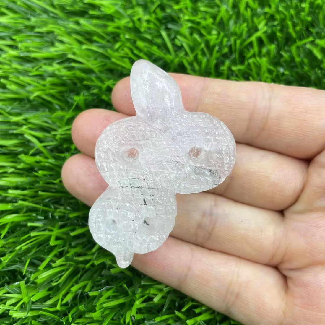Spiritual Senses UK natural crystal carved snake ornament