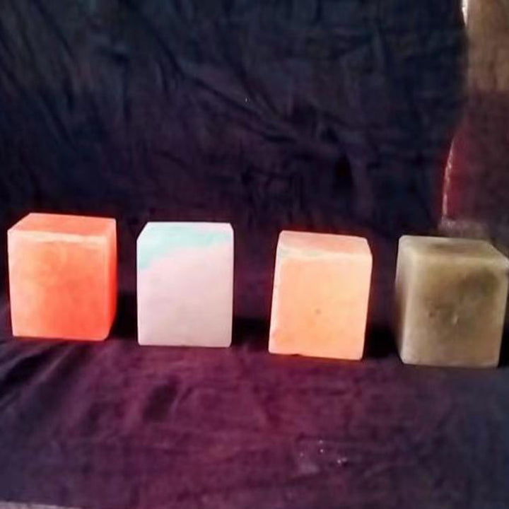 Spiritual Senses UK Natural Himalayan square crystal salt brick