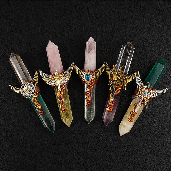 Gemstone Crystal Magic Wands