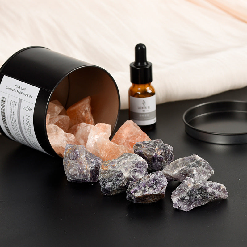 Factory direct supply crystal diffuser stone fireless aromatherapy stone essential oil set home indoor creative fragrance gift wholesale