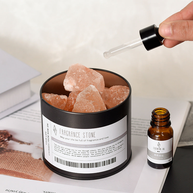 Factory direct supply crystal diffuser stone fireless aromatherapy stone essential oil set home indoor creative fragrance gift wholesale