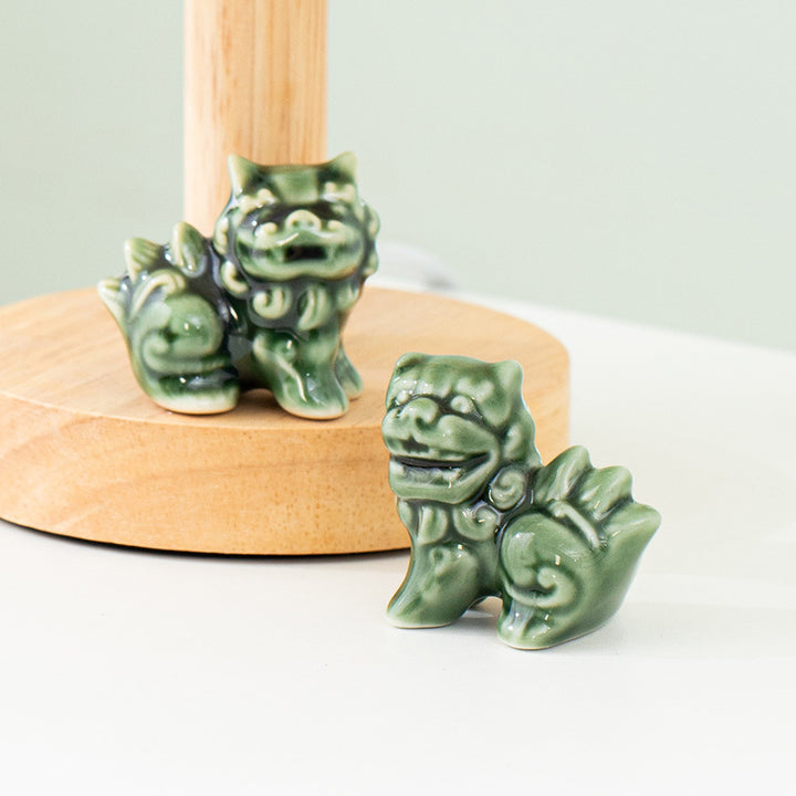 Spiritual Senses UK lion ceramic auspicious ornament
