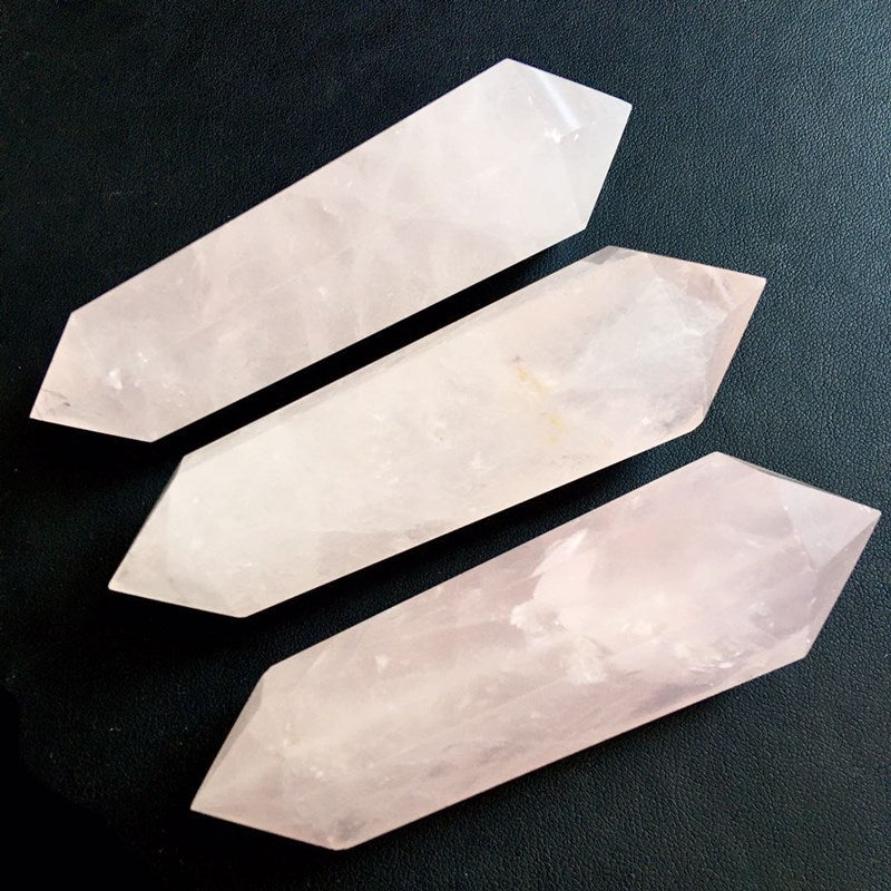 Spiritual Senses UK natural pink quartz pillars