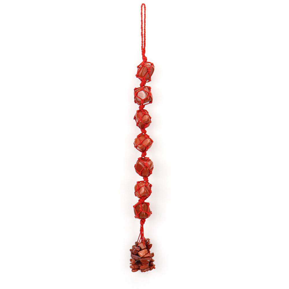 Colourful natural irregular crystal car ornament