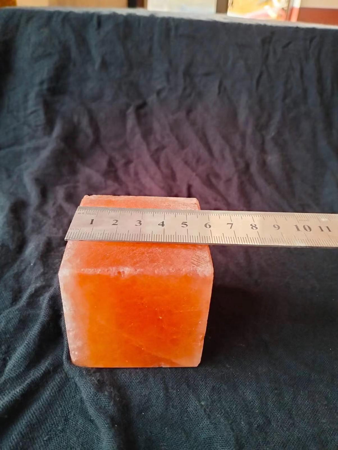 Spiritual Senses UK Natural Himalayan square crystal salt brick