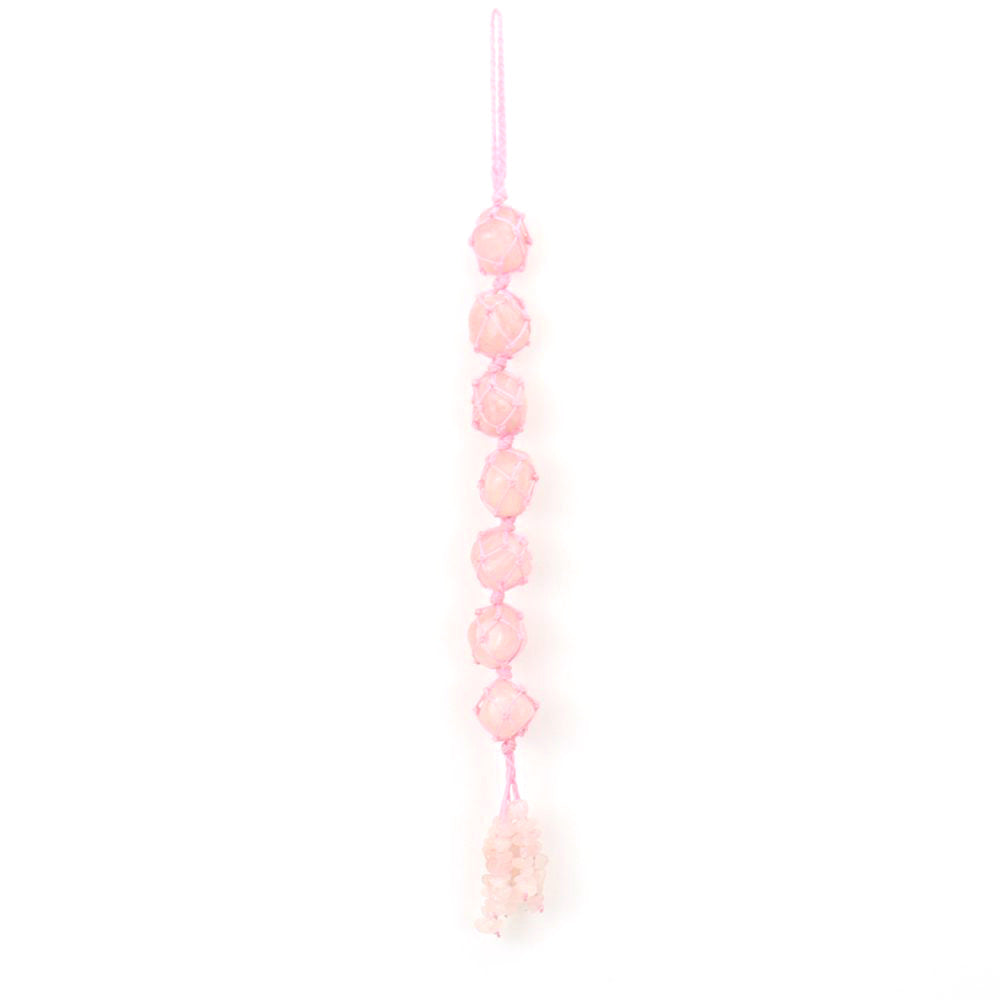 Colourful natural irregular crystal car ornament