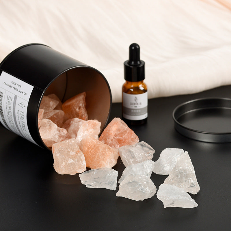 Factory direct supply crystal diffuser stone fireless aromatherapy stone essential oil set home indoor creative fragrance gift wholesale