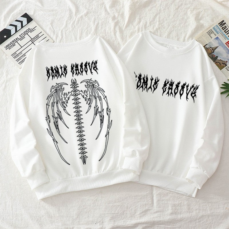 Womans Dark Style Hoodie-Gothic Edgy and Streetwear inspired Fashion