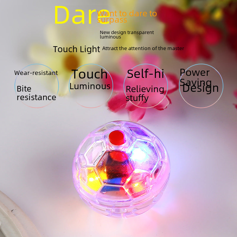 Light up motion detention cat ball