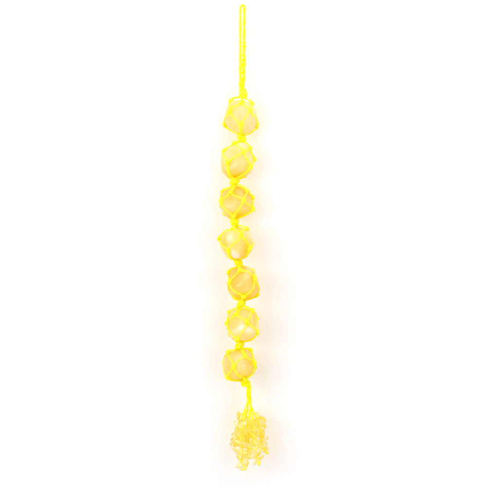 Colourful natural irregular crystal car ornament