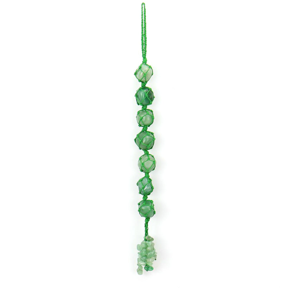 Colourful natural irregular crystal car ornament