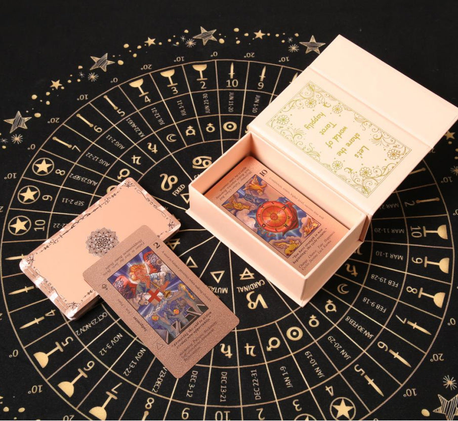 Spiritual Senses UK rose gold tarot cards