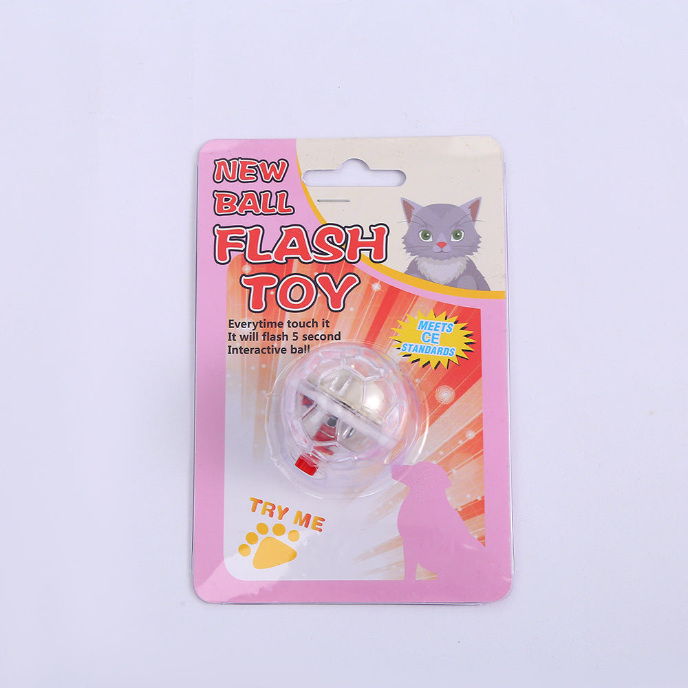 Light up motion detention cat ball