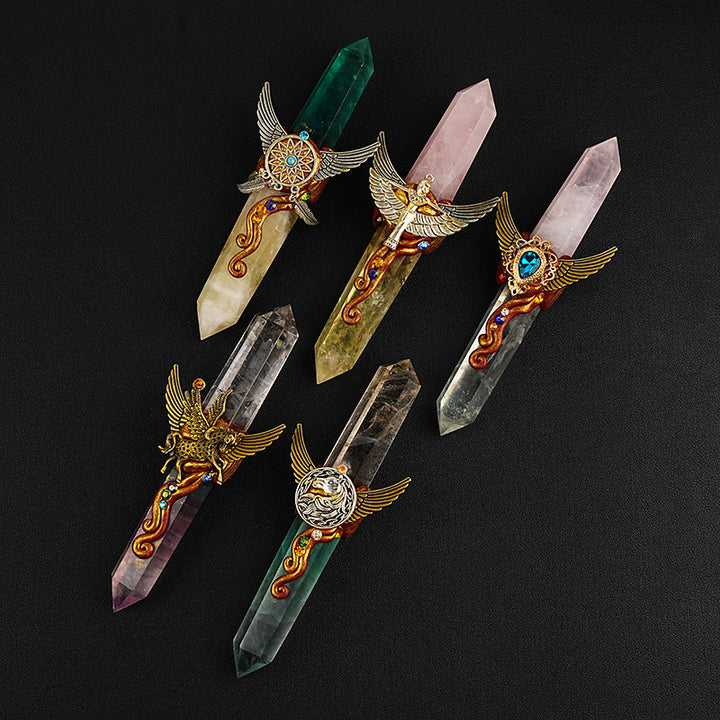 Gemstone Crystal Magic Wands