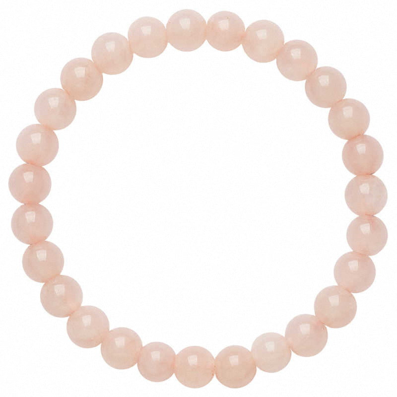 Spiritual Senses Natural Healing Rose Quartz 6mm Bracelet