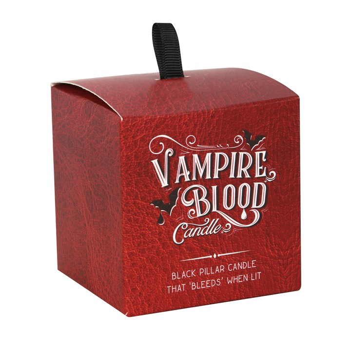 *Small Vampire Blood Wax Pillar Unscented Candle (6/24)