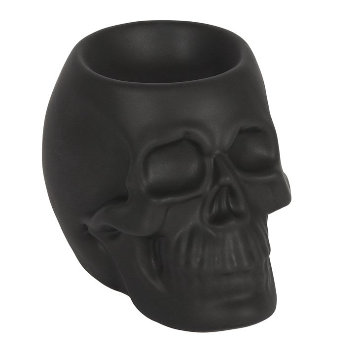 Wiccan and Witch Black Skull Oil Burner