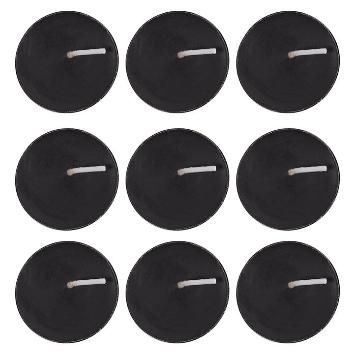 Pack of 9 Opium Scented Black Tealights