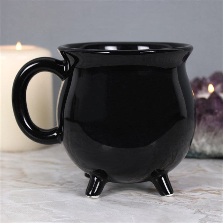 Wiccan and Witch Black Cauldron Mug