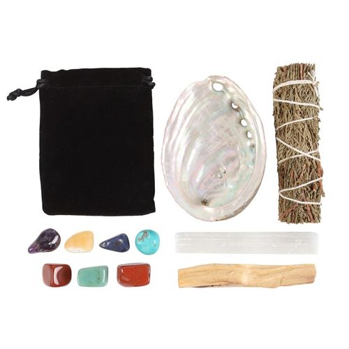 Divine Energy Wellness Kit – Aromatic Smudge & Gemstone Gift Set