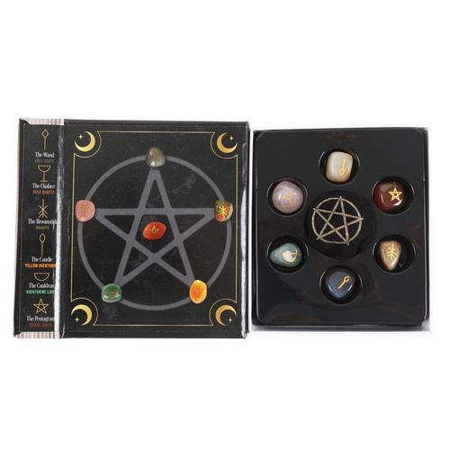 Mystical Crystal Symbol Gift Set – Decorative Gemstone & Guide Booklet