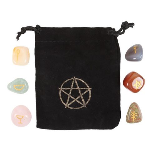 Mystical Crystal Symbol Gift Set – Decorative Gemstone & Guide Booklet