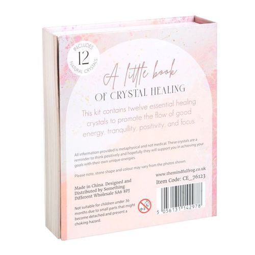 Gemstone Discovery Gift Set – 12 Natural Crystals & Mini Guidebook